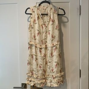 Rebecca Taylor delicate silk dress, flowers, Size 2